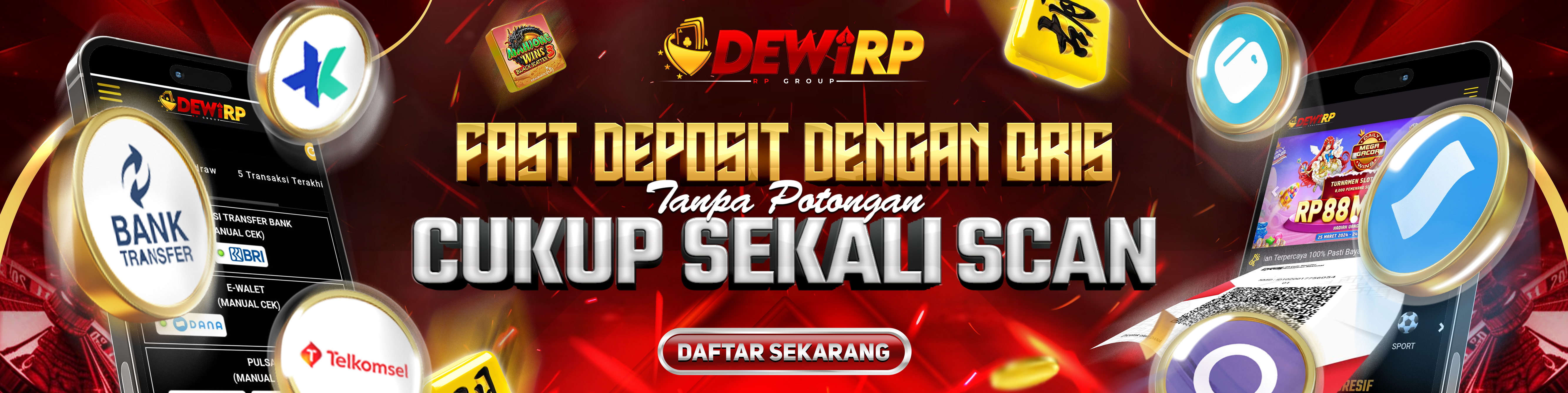 FAST DEPOSIT DENGAN QRIS CUKUP SEKALI SCAN